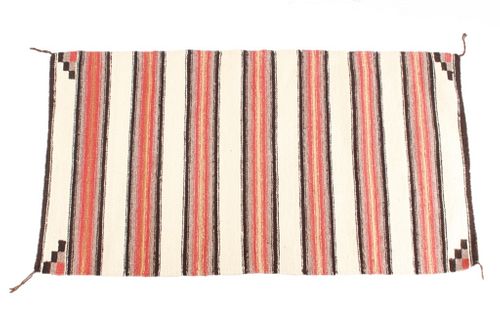 Navajo Banded Chinle Hand Woven Rug c.1960s