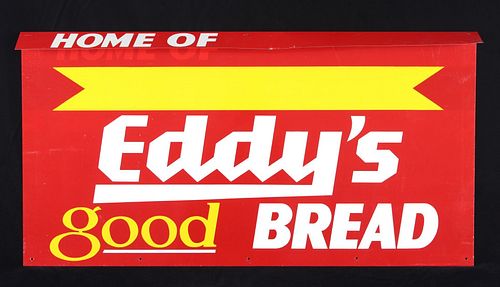 Original Helena, MT Eddy's Good Bread Metal Sign