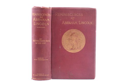 1888 Reminiscences of Abraham Lincoln by Rice