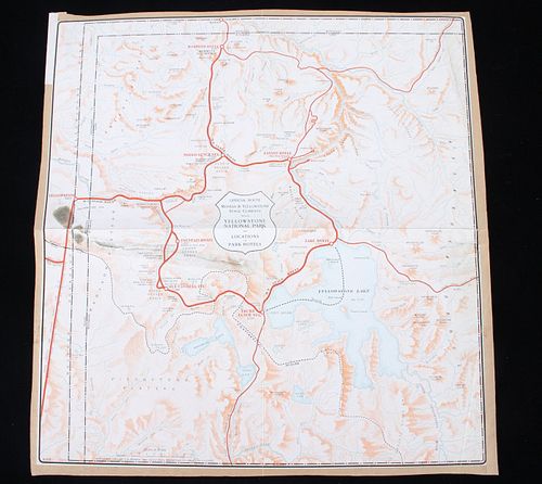 Monida & Yellowstone Stage Company Map 1911