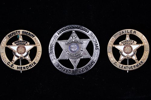 Southern State Sheriff's Badge Collection