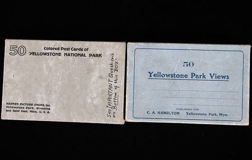 Early 1900's Yellowstone Photograph Post Cards