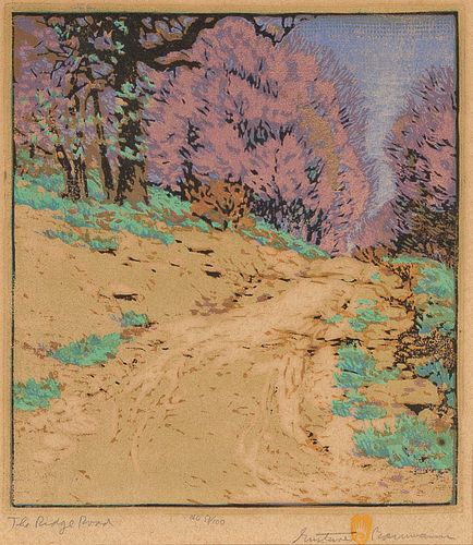 Gustave Baumann, The Ridge Road, 1918