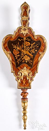 French marquetry and ormolu mounted bellows