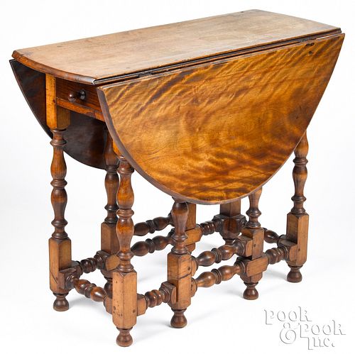 New England William and Mary gateleg table