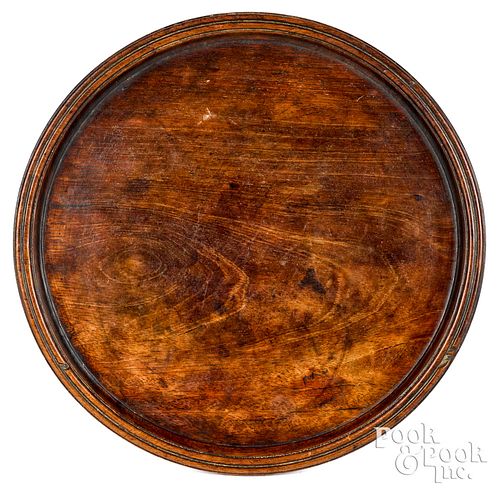 Small Georgian mahogany tray, 18th c.