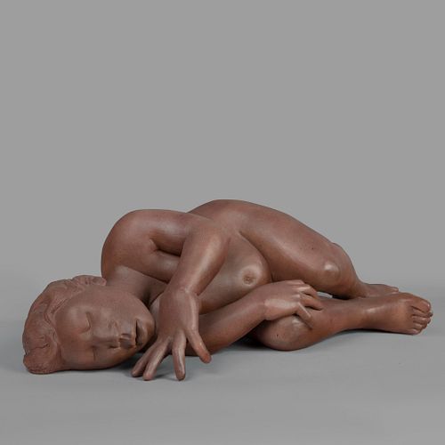 Roxanne Swentzell, Untitled (Sleeping Woman)