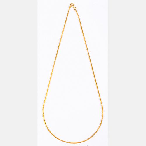 A 14kt Yellow Gold Necklace