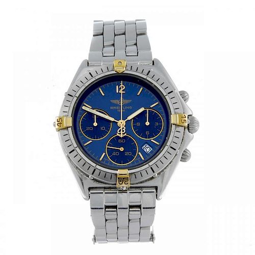 BREITLING - a gentleman's Windrider Chrono Sextent chronograph bracelet watch. Stainless steel case