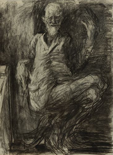 Feliks Topolski (Polish/British, 1907-1989), Portrait of George Bernard Shaw