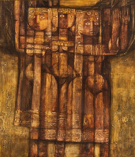 Nazir Nabaa (Syrian, 1938-2016), Three Figures