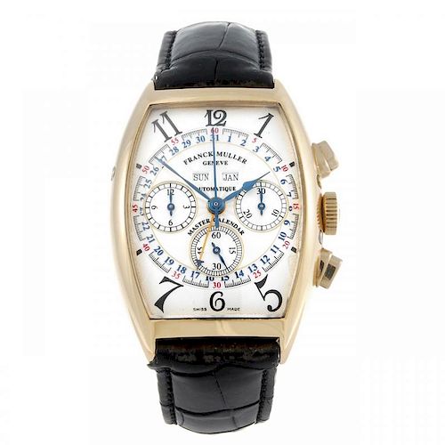 FRANCK MULLER - a gentleman's Master Calendar Magnum chronograph wrist watch. 18ct rose gold case. R