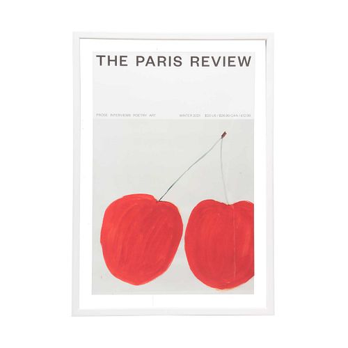 The Paris Review. Francia, SXXI. Poster de la edición de Invierno 2021. 62 x 40 cm Enmarcada.