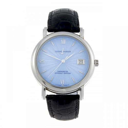 ULYSSE NARDIN - a gentleman's San Marco wrist watch. Stainless steel case. Reference 133-77-9, seria