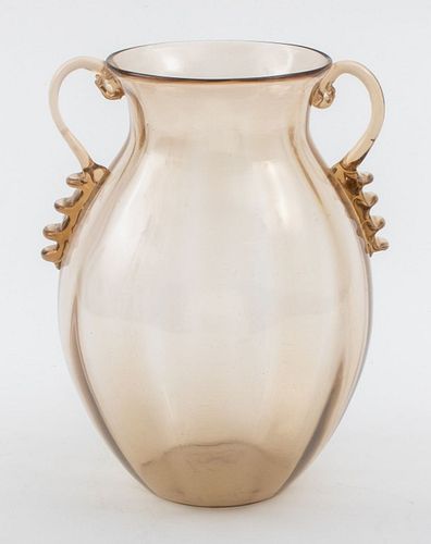 Salviati Attributed Antique Murano Glass Vase