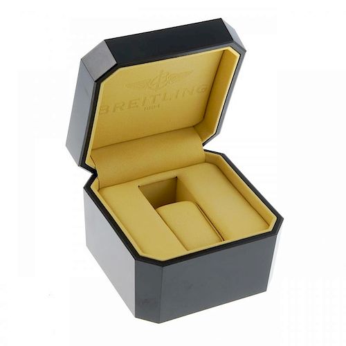 BREITLING - a small group of three complete watch boxes.