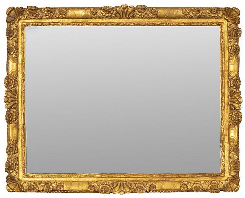 Louis XV Style Mirror With Giltwood Frame
