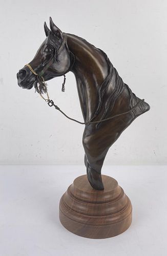Judy Nordquist The Listening Mare Horse Bronze