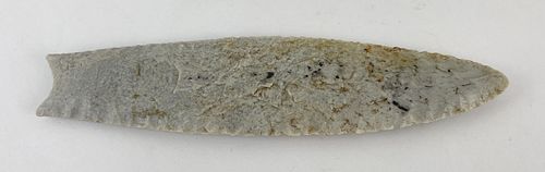 Ancient Clovis Indian Spear Point Artifact