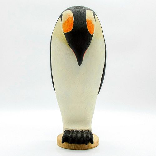 Aubrey Wood Carving, Penguin