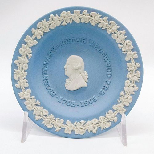 Wedgwood Pale Blue Jasperware Plate, Josiah Wedgwood