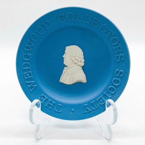 Wedgwood Pale Blue Jasperware Round Tray, Josiah Wedgwood