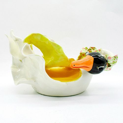 Ceramic Decorative Dish, Curious Swan