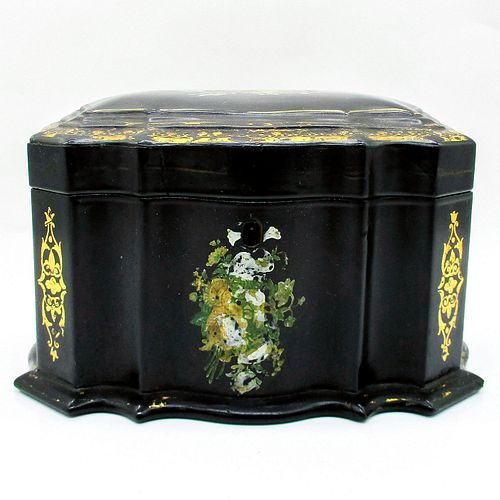 Antique Black Lacquer Box