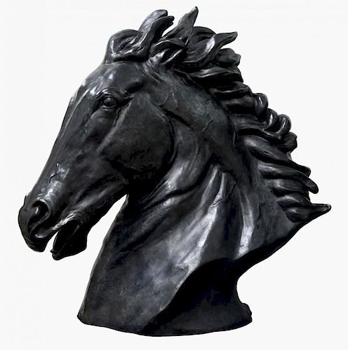 Abbott Van Dada - Majestic Head, cast bronze, limited to an edition of six, signed and numbered, 100