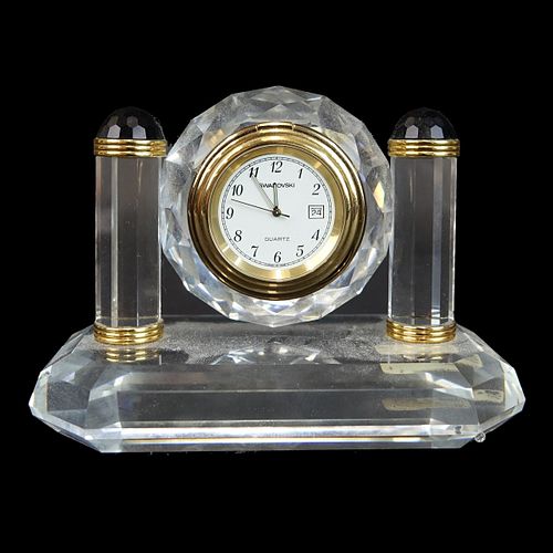 Vintage Swarovski Miniature Clock