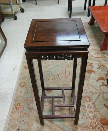 Chinese Rosewood Lamp Table.