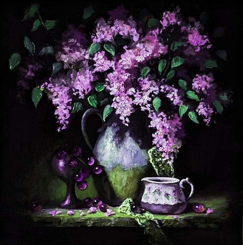 Pamela Hiatt ''Lilacs And Lace''
