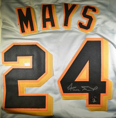 WILLIE MAYS SIGNED JERSEY