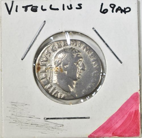 VITELLIUS 69 AD  AR DENARIUS