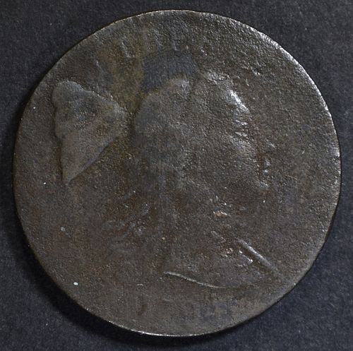 1794 LARGE CENT HEAD OF 93  FINE