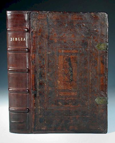 A Spanish Old Testament, 1630. Biblia En Lengua Espanola, Traduzida palabra por palabra de la verdad