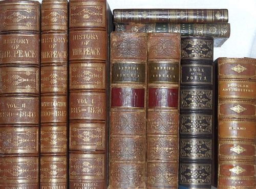 Literature - Bindings. A collection of works to include MUTHER (Richard), History of Modern Painting