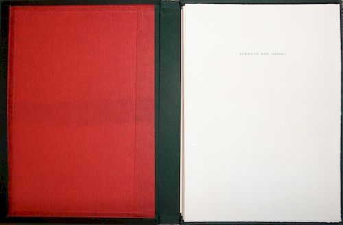 IMAGE (Selwyn) and Norman ACKROYD. Ackroyd and Images, The Penny Press 1986, signed numbered edition