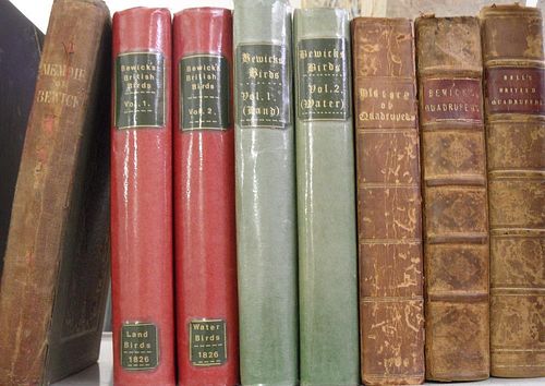 BEWICK (Thomas), A History of British Birds, 2 volumes, 1847, 8vo, (mixed edition); A History of Qua