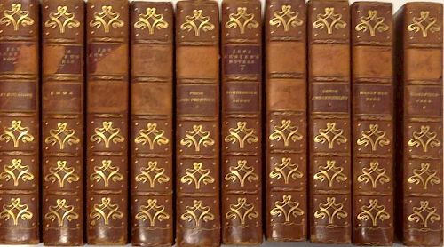 AUSTEN (Jane), Works, Winchester Edition, 1906, 8vo, 10 vols, half calf (lacking some spine labels),