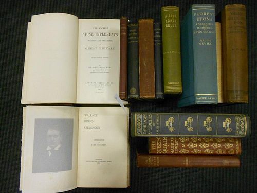 GLADSTONE (Herbert, MP) Collection of 12 vols. with his bookplate, another with Mary Gladstone's boo