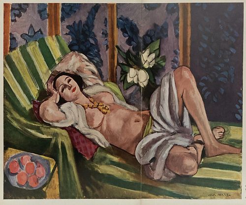 Henri Matisse (After) - Odalisque With Magnolia