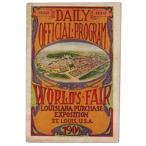 St. Louis 1904 Olympics Daily Program