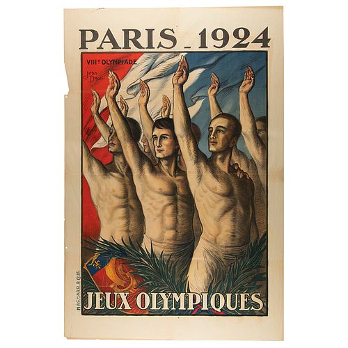 Paris 1924 Summer Olympics Poster