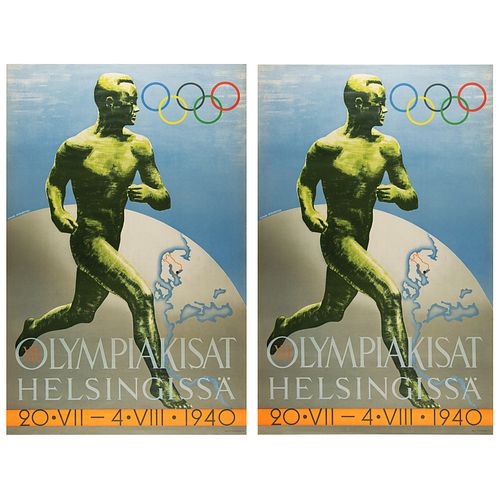 Helsinki 1940 Summer Olympics (2) Posters