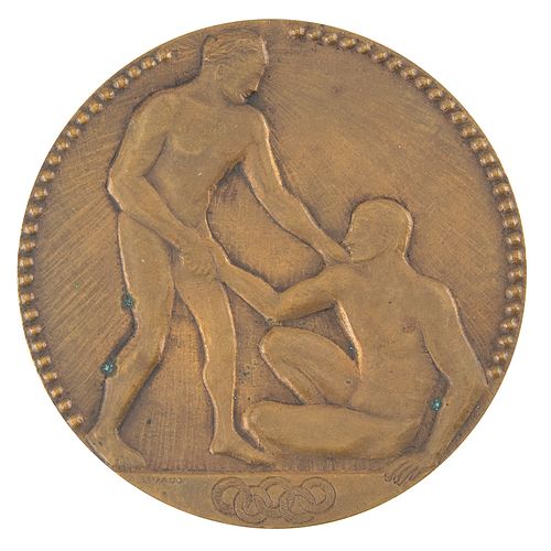 Paris 1924 Summer Olympics Bronze Winner&#39;s Medal