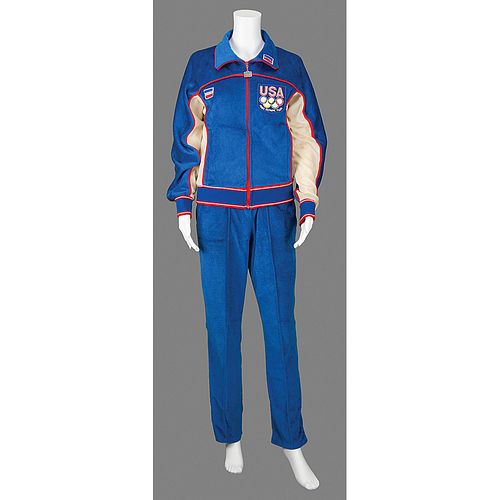 Diane Moyer&#39;s Moscow 1980 Summer Olympics Team USA Warm-Up Uniform
