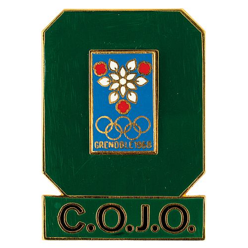 Grenoble 1968 Winter Olympics Organizing Committee Badge