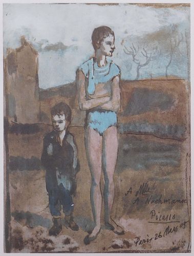 After Pablo Picasso :  Harlequin Boy