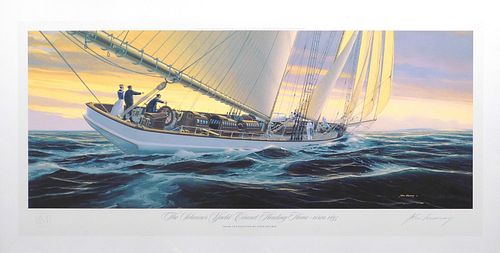 John Marcy Mecray: The Schooner Yacht Coronet Heading Home